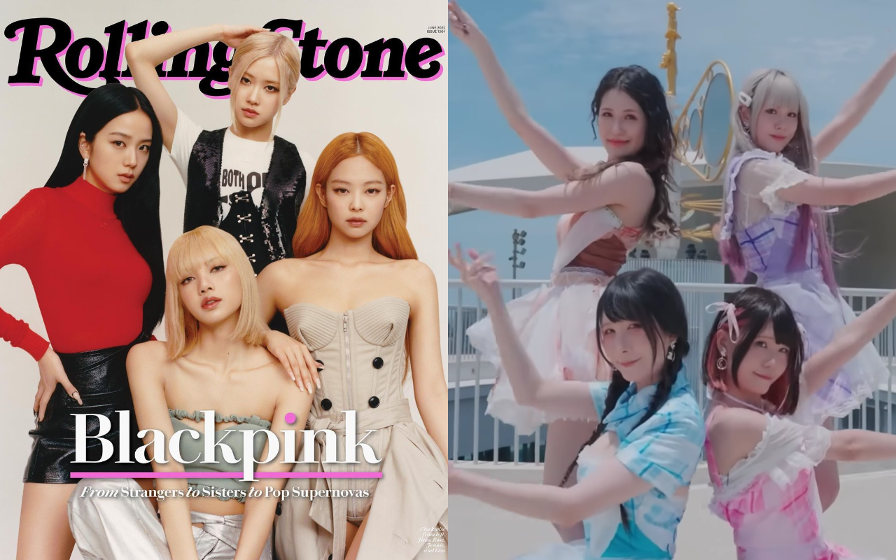 台灣推出女團Pika Cream(右圖)力拚韓國的Blackpink(左圖)。(翻攝自ZR娛樂、Blackpink IG)