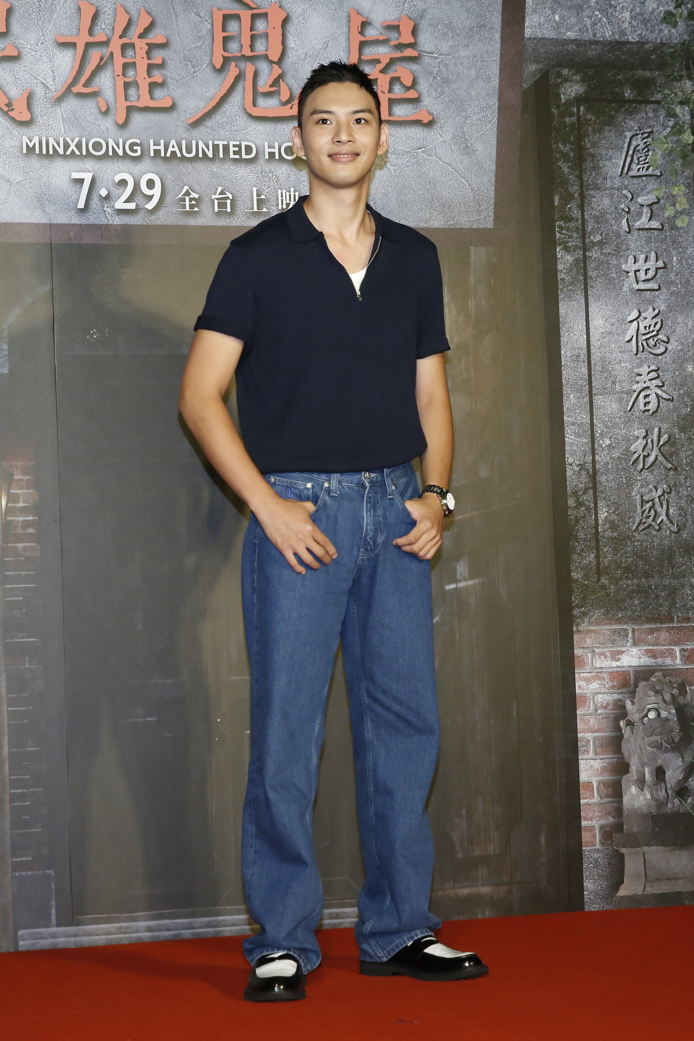 劉偉辰才剛退伍就馬上投入宣傳,他自認比較喜歡看詭譎情節的鬼片。