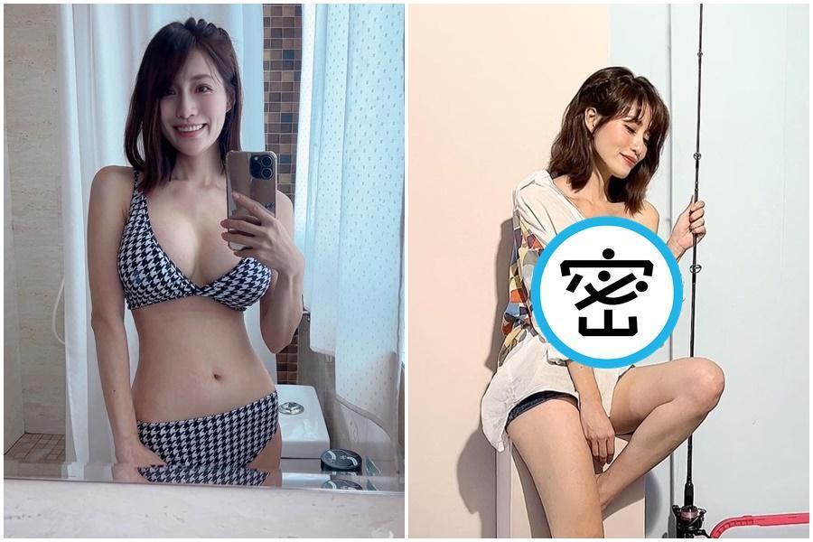 「凶版王心凌」采蓁不甩粉絲批評穿著太暴露，加碼送上性感美照造福粉絲，卻被發現襯衫凸起疑似走光。（翻攝自iampatti采蓁 IG）