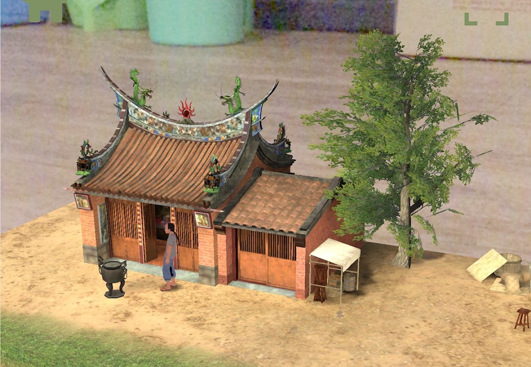 《茶迷大稻埕-AR互動遊戲》可透過手機遊玩，重現舊時大稻埕場景。（翻攝自Google Play）