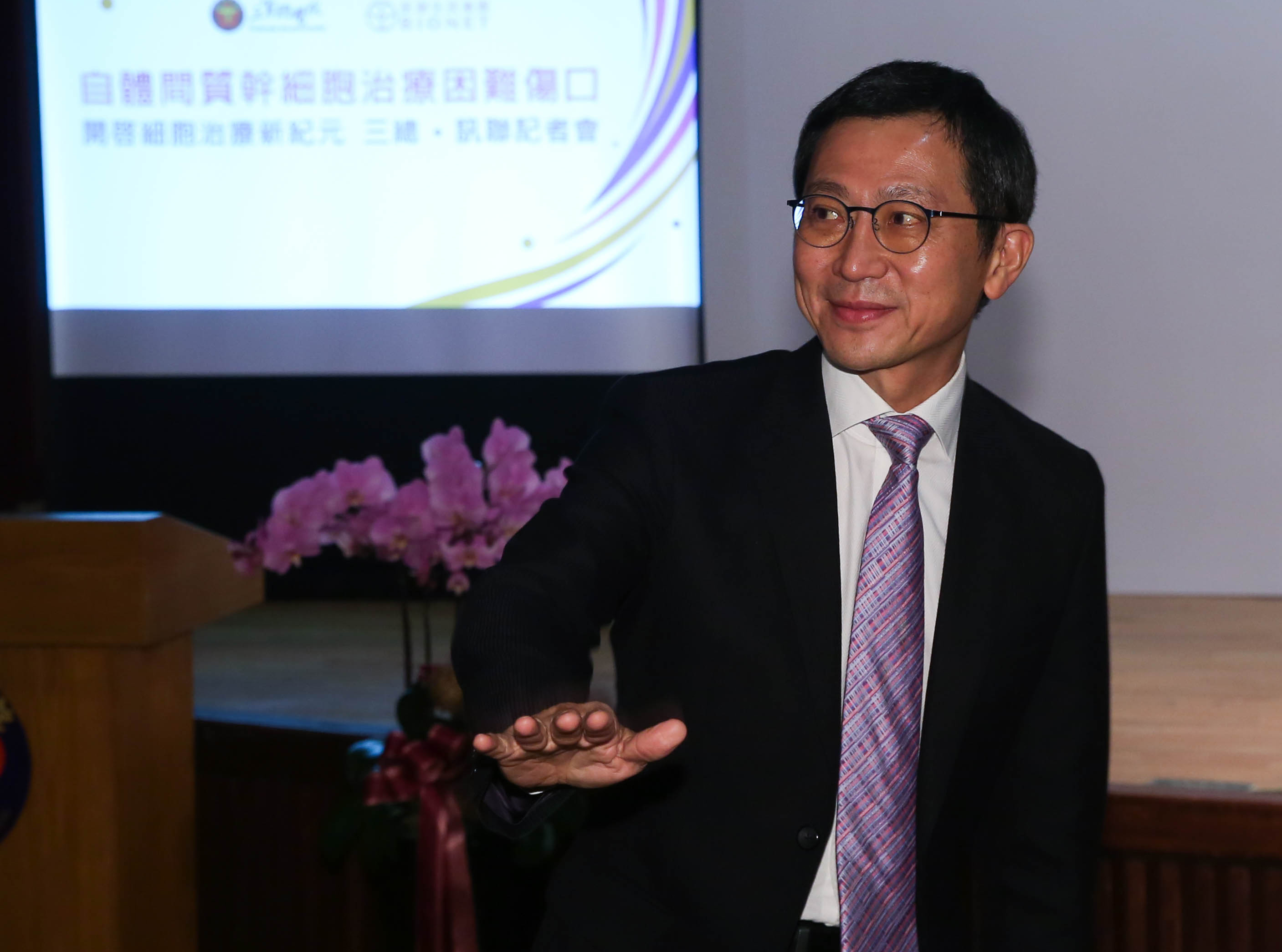 訊聯旗下的創源生技從製藥分子分析跨域到科技領域,並取得台塑、南亞、永光等大廠的合作機會。圖為創源生技執行長蔡政憲。