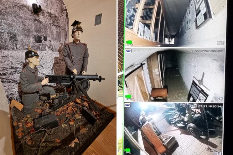 陰森軍事博物館淪炮房！多對情侶當場做愛，無畏「阿兵哥」集體觀活春宮。（翻自《紐約郵報》）