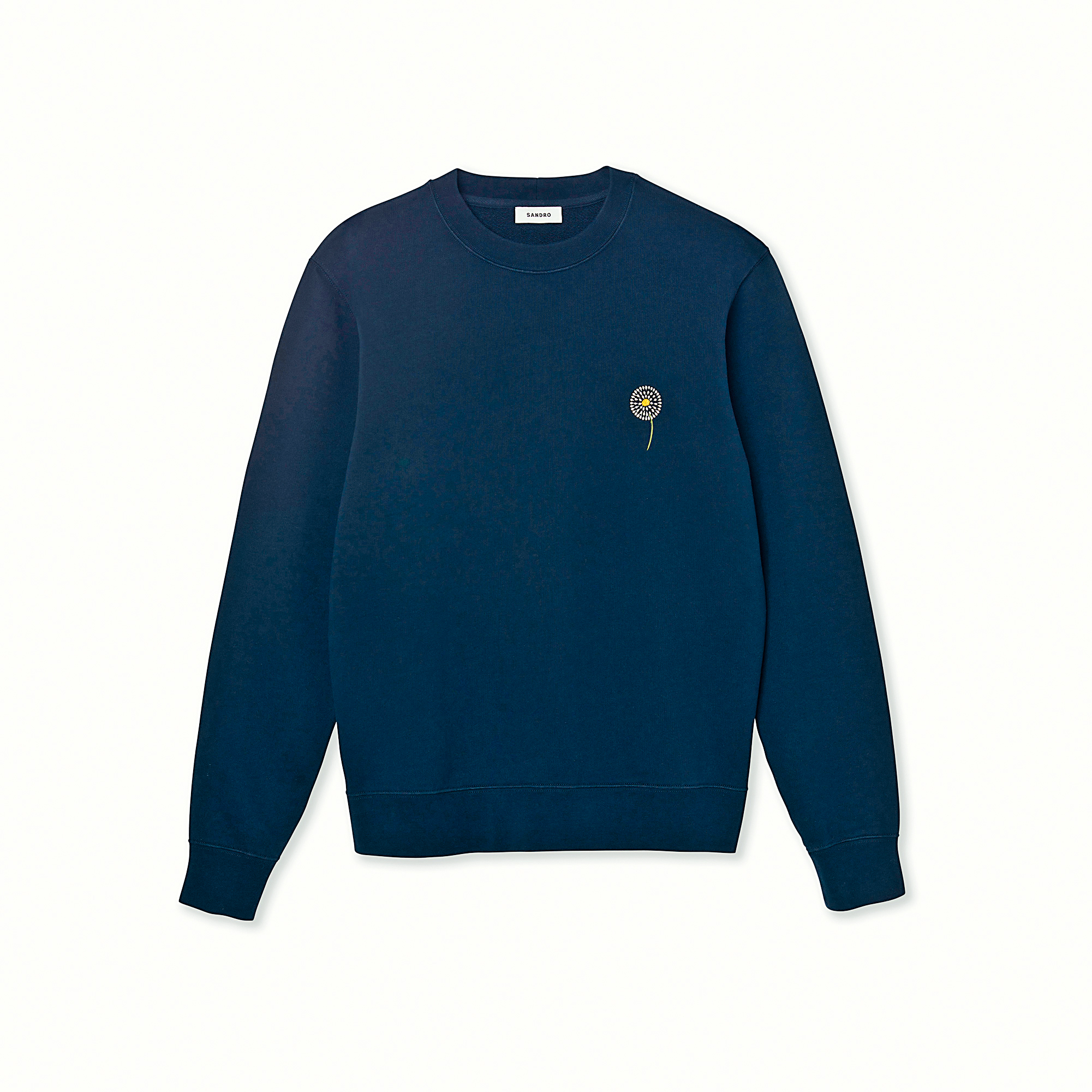 深藍色蒲公英衛衣 NT$7,990。（SANDRO提供）