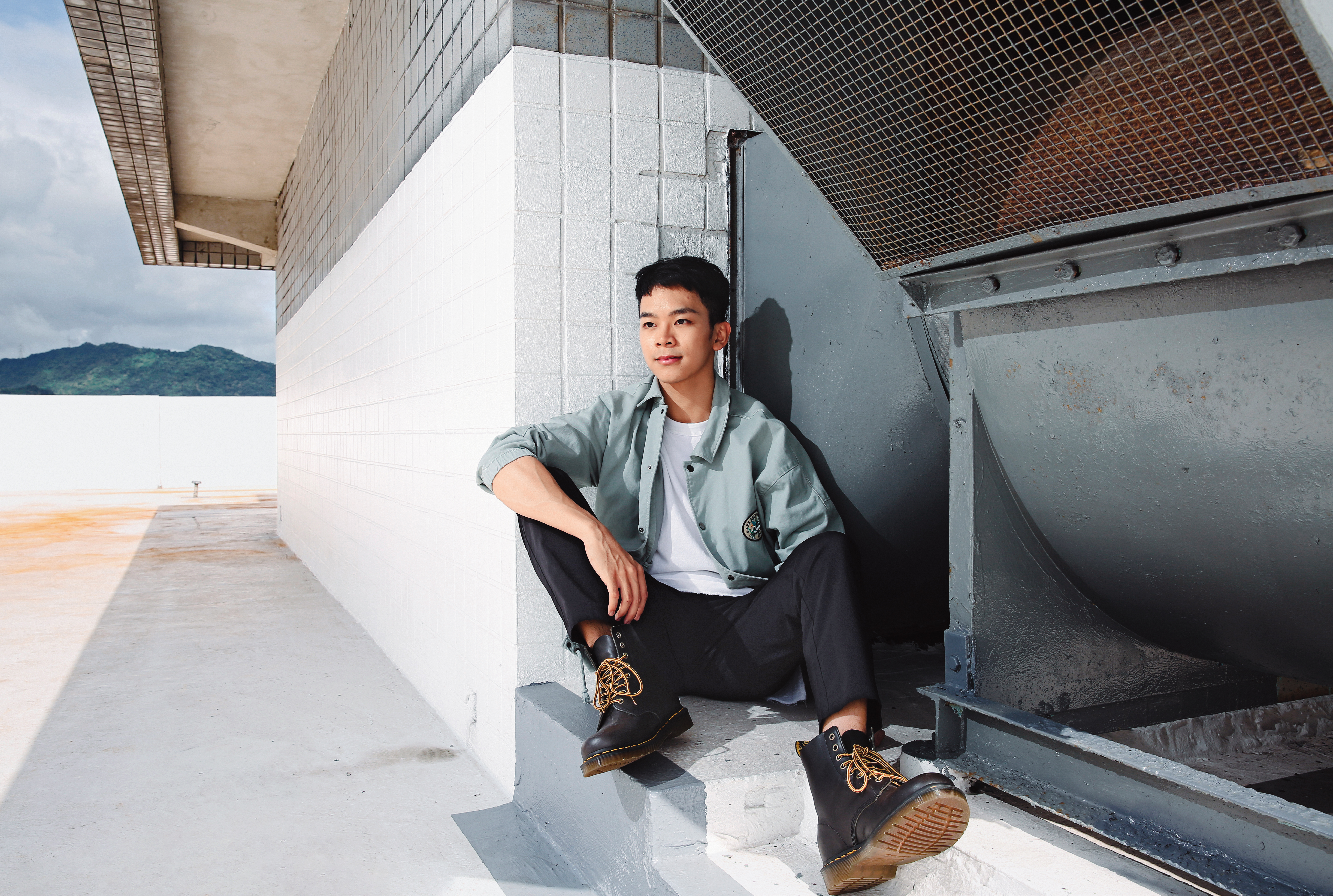 林煒傑以BL劇出道，首部戲就擔綱男主角，自覺壓力爆表。