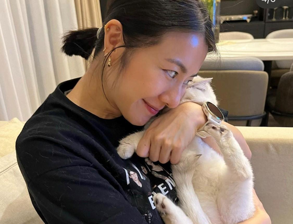 女星葉安婷懷孕返台待產。(翻攝自葉安婷IG)