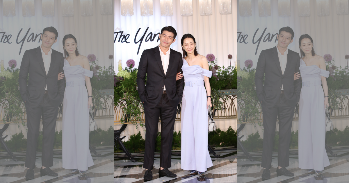 謝欣穎大方摟著男友王柏傑手臂現身，這是兩人認愛後首度公開合體。