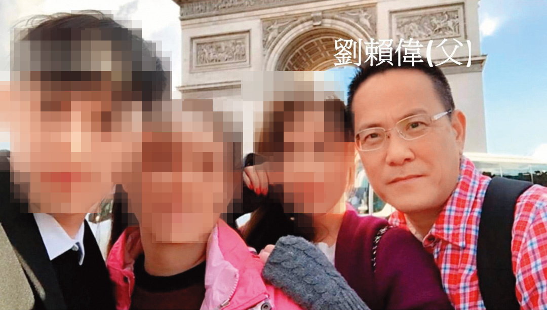 金富建設負責人劉賴偉(右)及兒子(左)涉嫌與炒房集團勾結,遭檢警調查。(讀者提供)