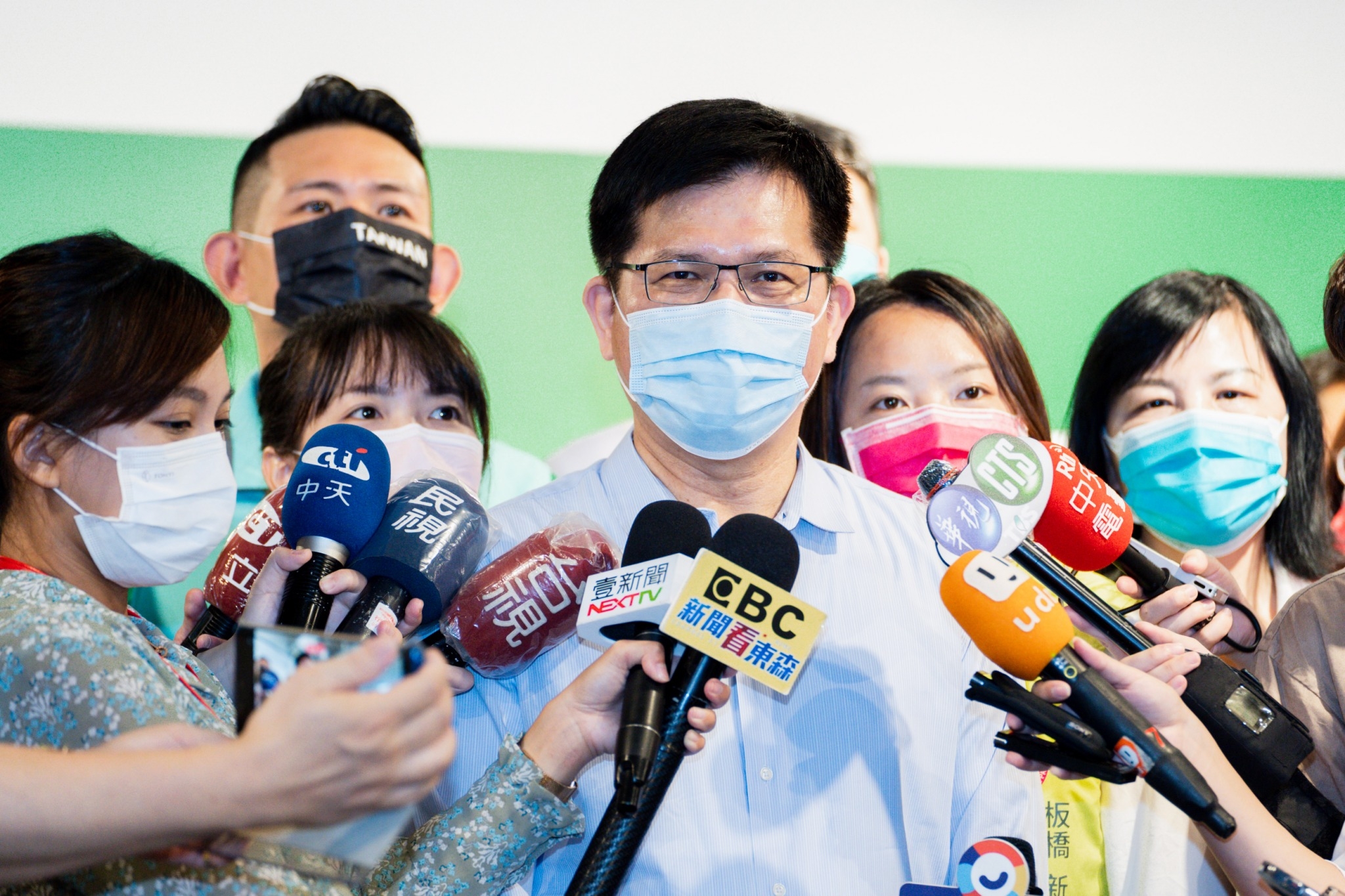 林佳龍辦公室沿用4年前蘇貞昌競辦舊址，在板橋麗寶百貨樓上。（林佳龍團隊提供）