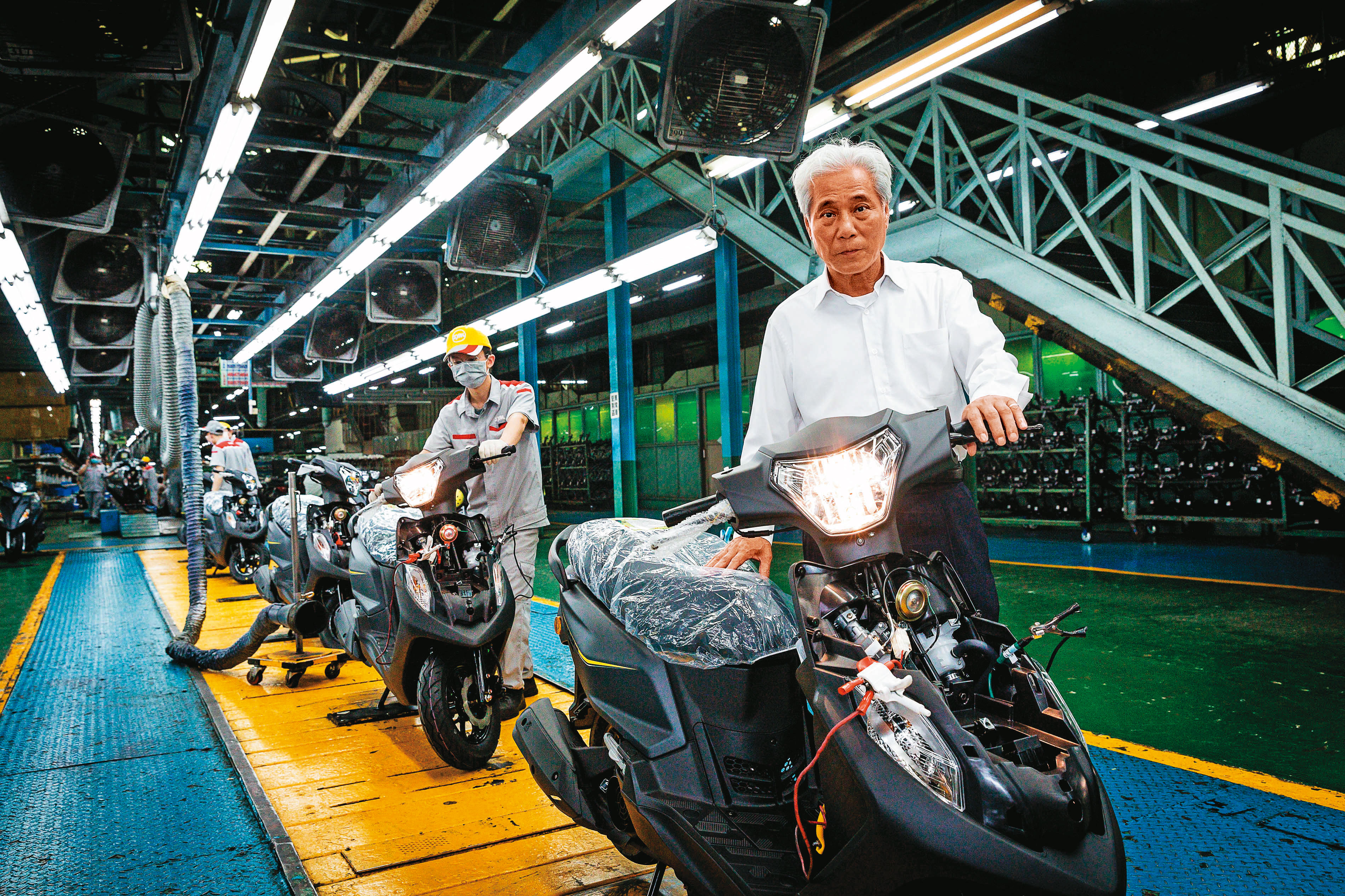 三陽電動機車鐵三角技術團隊就位,吳清源預告今年底將聯手中油電池推電動機車。