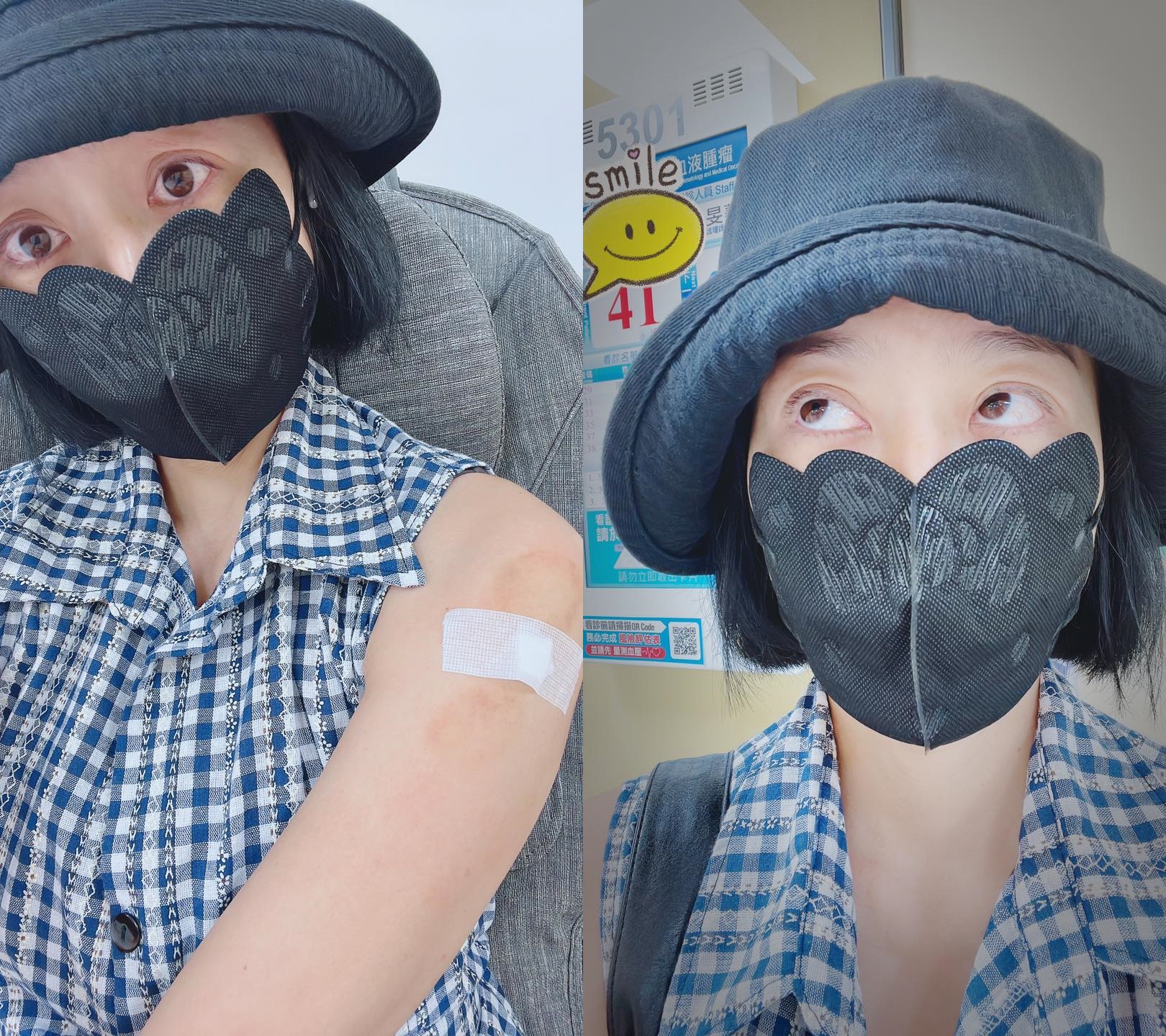 唐玲今日回診，表示往後每3個月都要去醫院報到。（翻攝唐玲臉書）