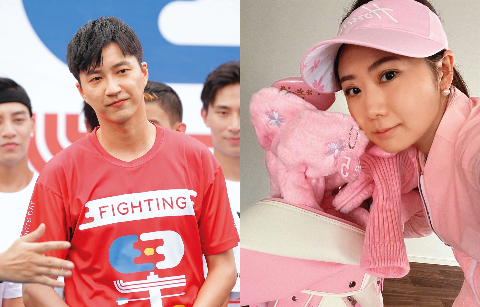 江宏傑（左圖）與福原愛（右圖）為了家人而關係變糟，雙方不惜透過媒體互嗆，未來恐還有不少紛爭。 （資料照、翻攝自福原愛AiFukuhara微博）