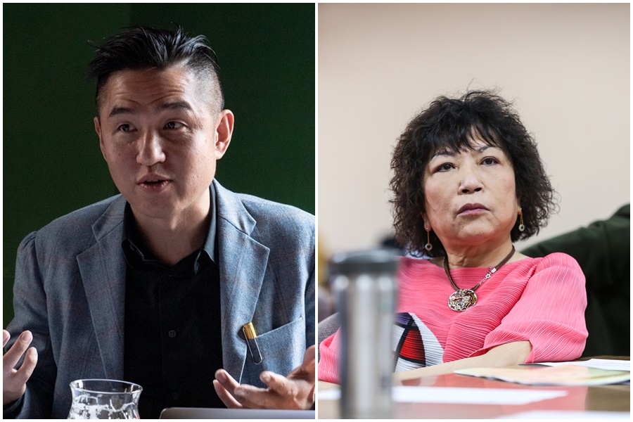 裴洛西預計今晚抵台，前外交官劉仕傑將在君悅酒店外發放雞排，喊話藍委葉毓蘭一起同樂。（翻攝自劉仕傑臉書、本刊資料照）