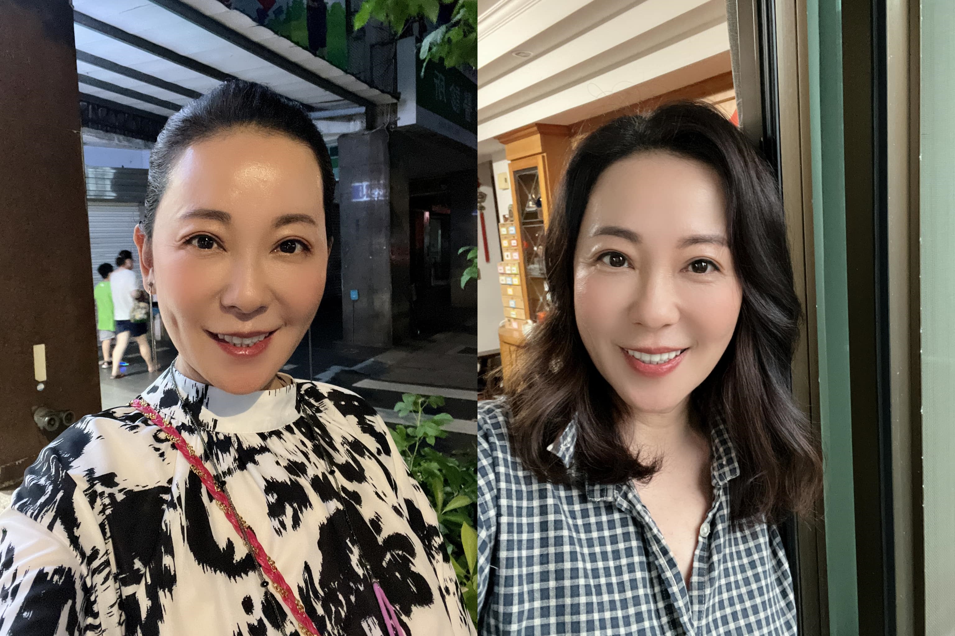 55歲的況明潔凍齡有術，和老公劉紀軍結婚11年感情依舊甜蜜。（翻攝況明潔臉書）