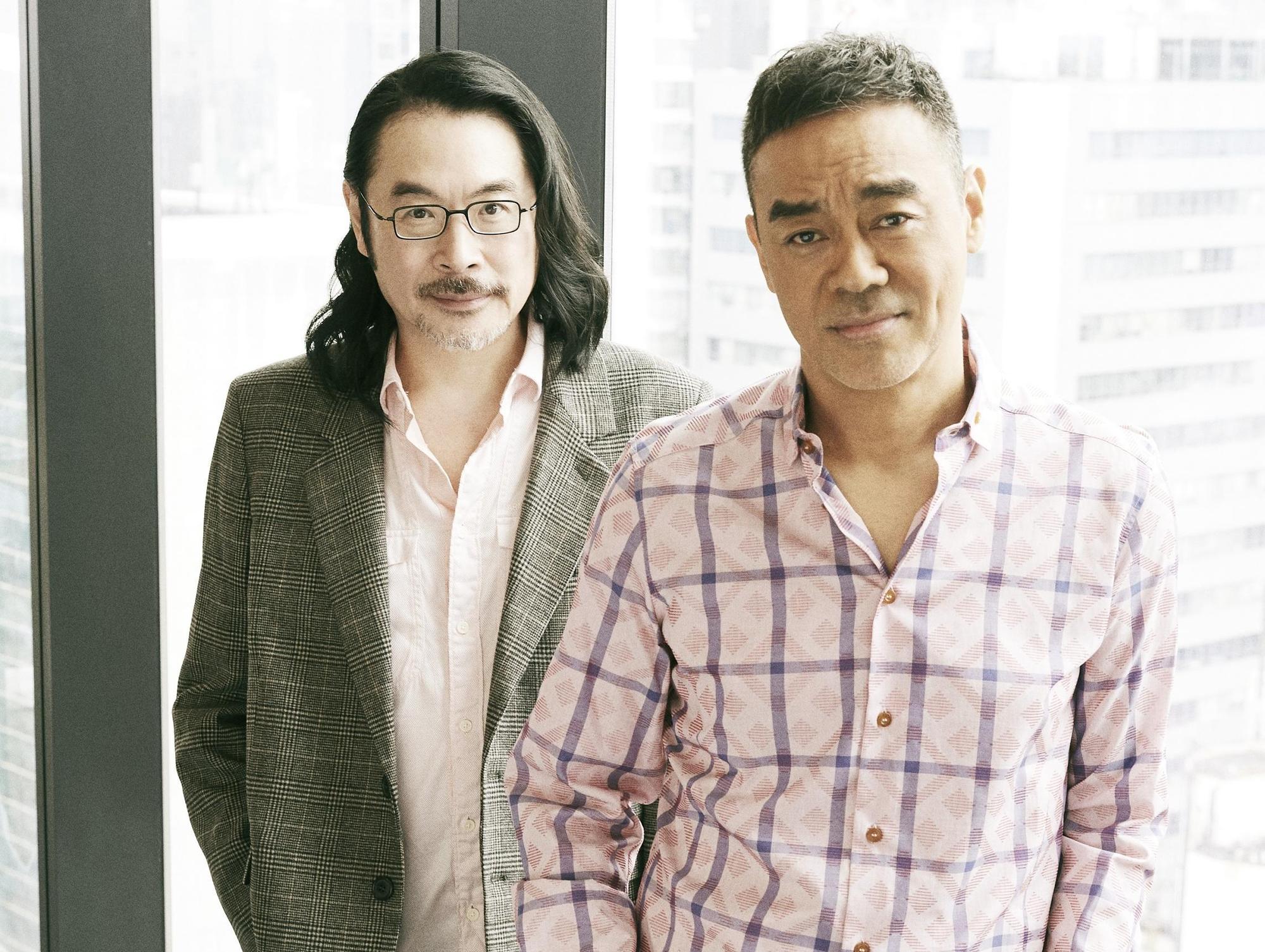 劉青雲(右)與老搭檔韋家輝久違多年再合作,雖然初見面有點陌生,但一開工默契就回來了。(華映)