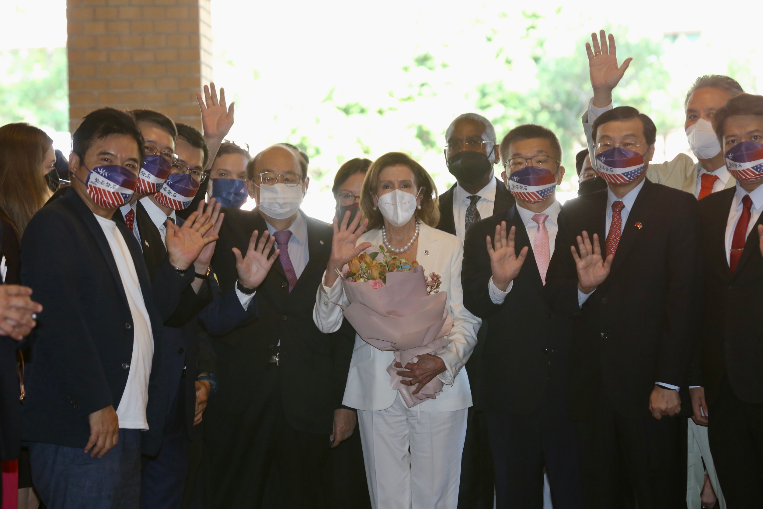 游錫堃今仍快篩陽，改由蔡其昌接待裴洛西。