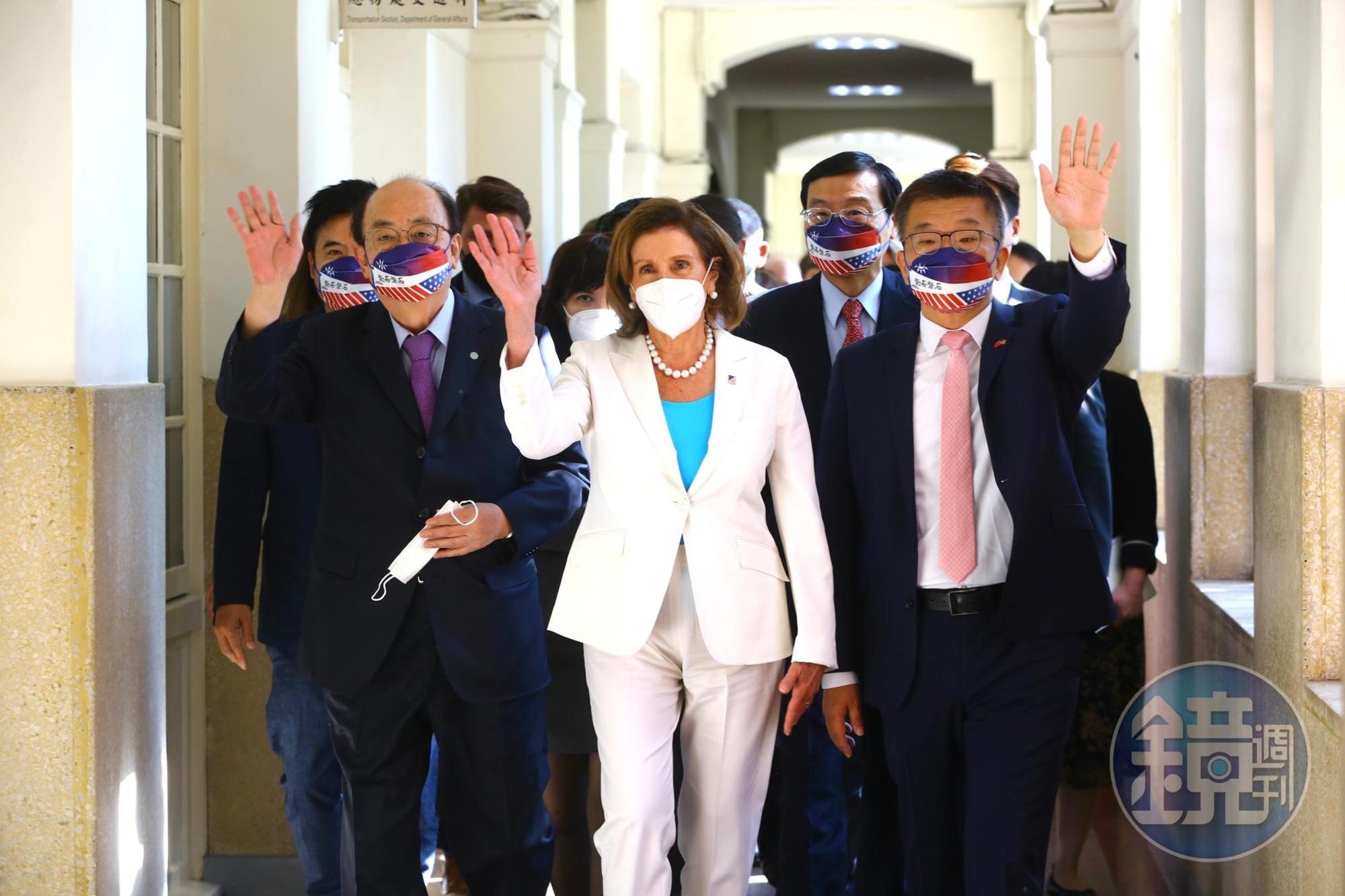 游錫堃今仍快篩陽,改由蔡其昌接待裴洛西。