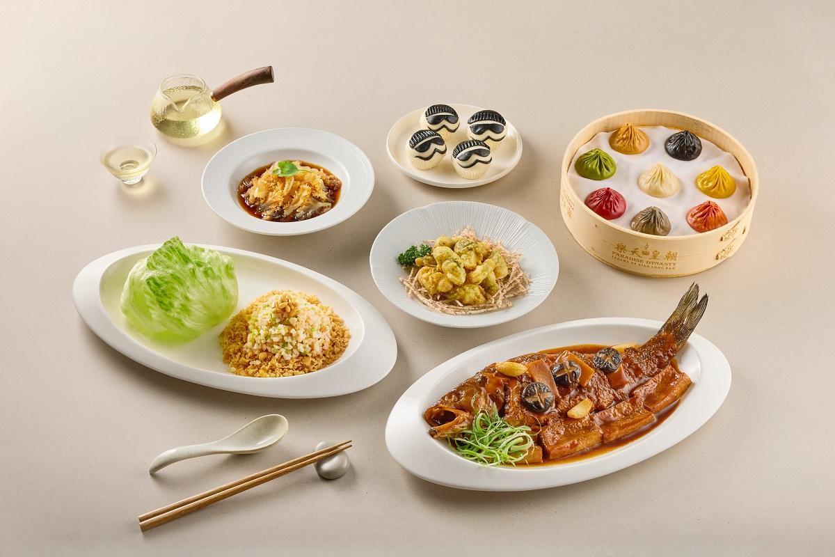 新加坡名牌中餐「樂天皇朝」，夏季推出上海功夫菜，口味濃淡合宜，有用心為中菜換季。（樂天皇朝提供）