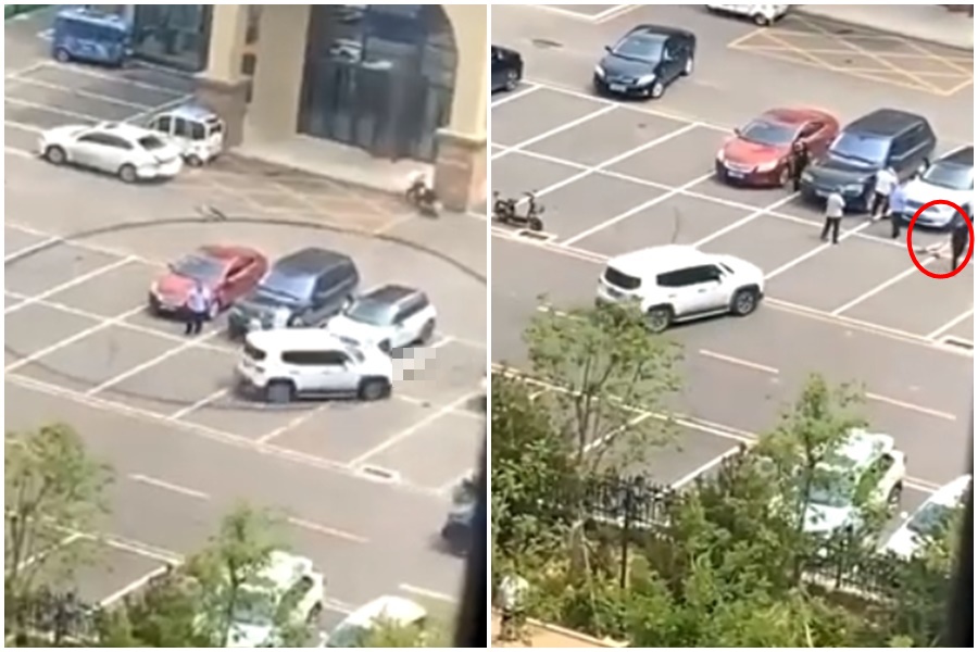 唐山張男疑似與女友吵架，開車瘋狂撞輾女友，女友經搶救後不治。（翻攝自網路）