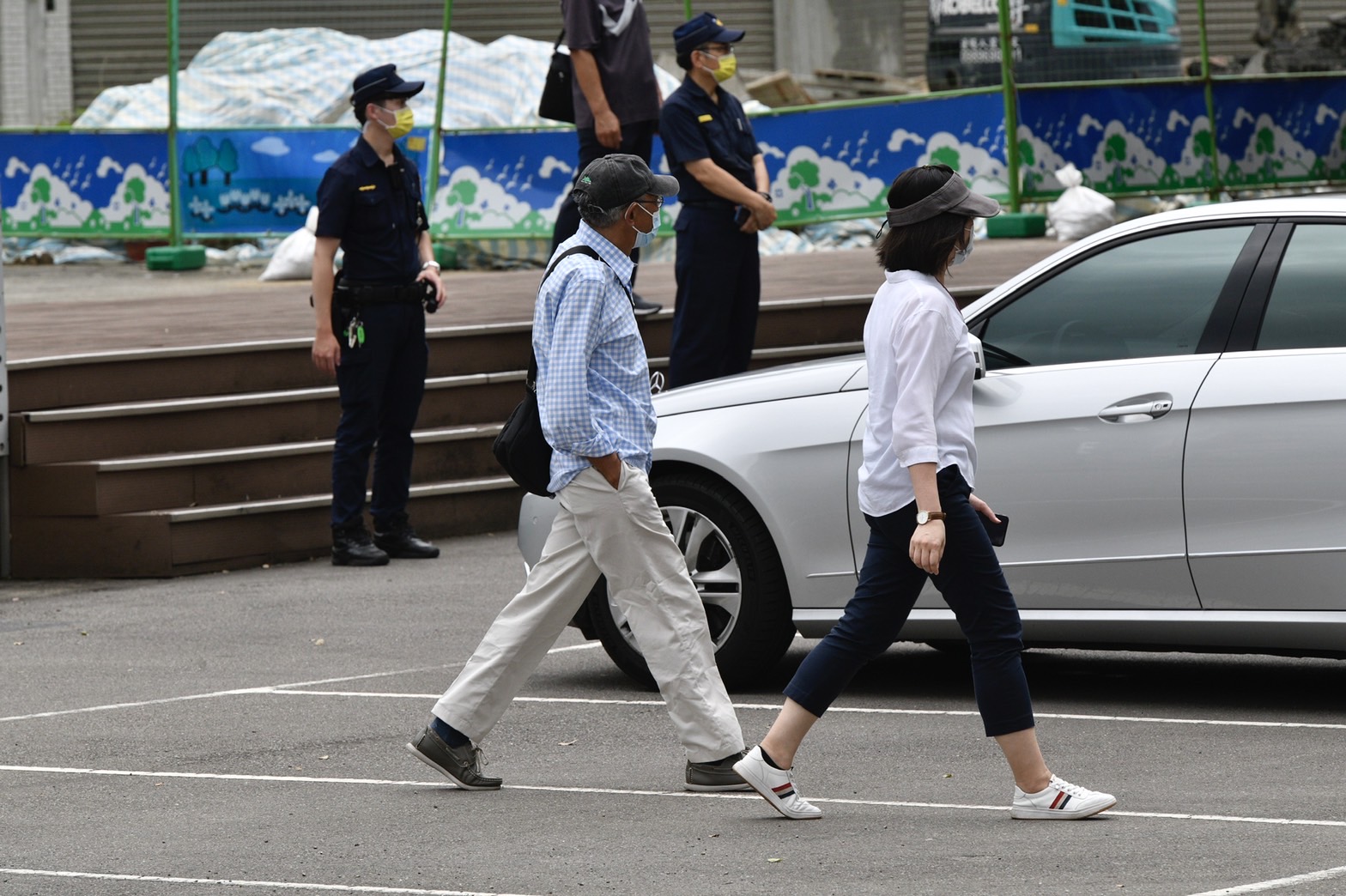 銅鑼灣書店老闆林榮基也抵達現場。