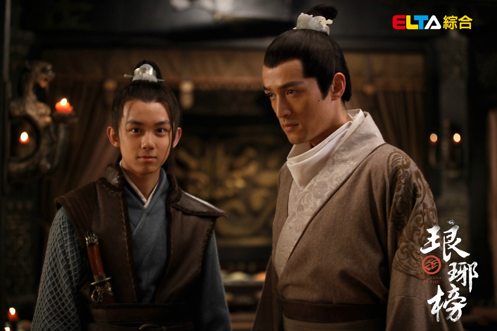 吳磊在2015年與胡歌合作《琅琊榜》，小「飛流」讓人印象深刻，他與胡歌也結下好交情。（愛爾達電視台提供）