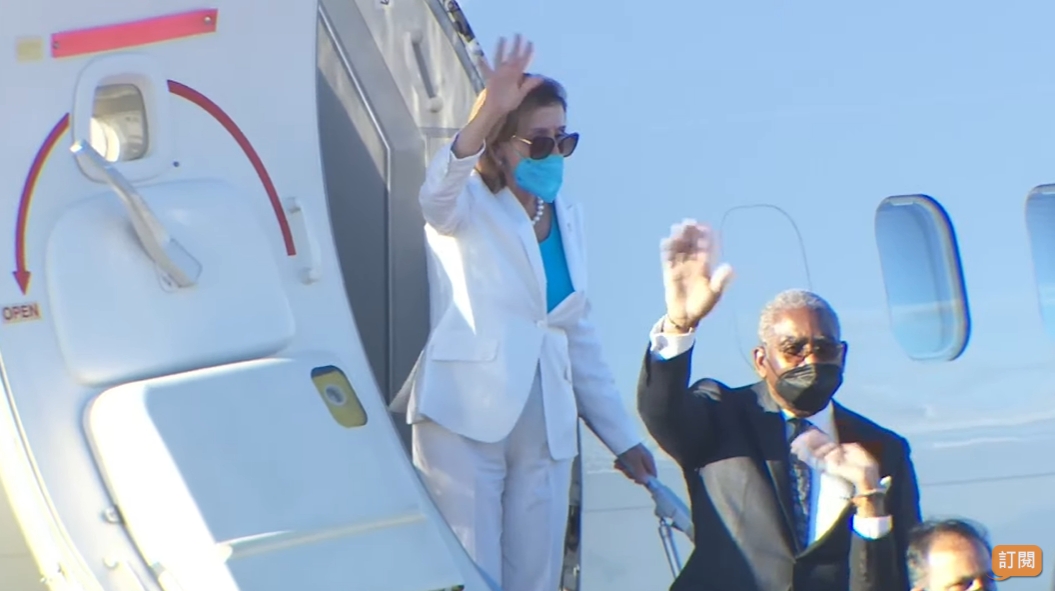 裴洛西3日結束訪台行程，中共解放軍宣布今於台灣周邊進行實彈軍演。（外交部提供）