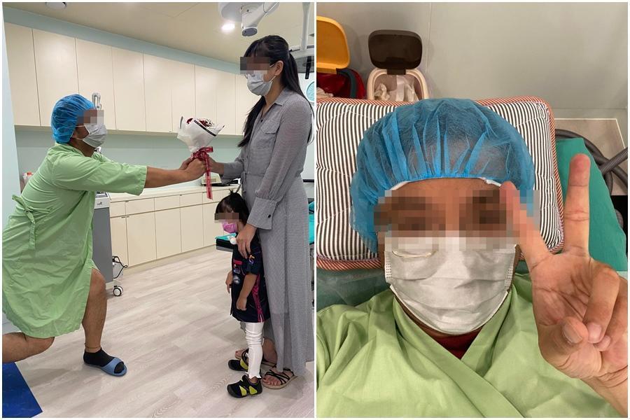 一名三寶爸在七夕情人節「結紮」送給老婆。（翻攝自爆廢公社二館）