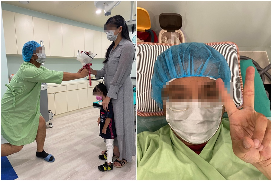 一名三寶爸在七夕情人節「結紮」送給老婆。（翻攝自爆廢公社二館）