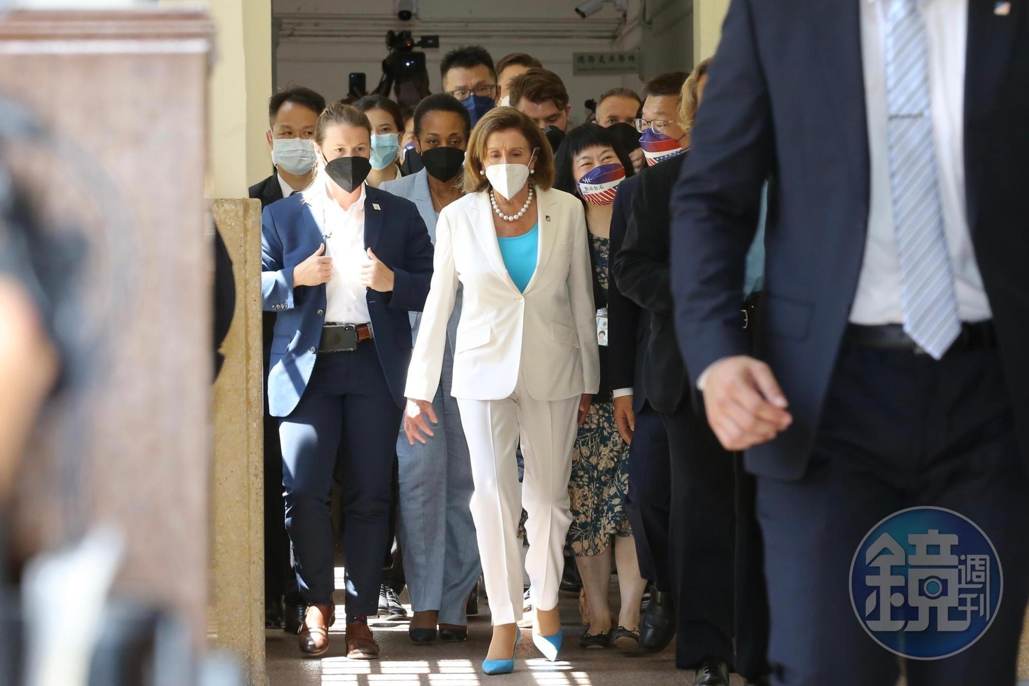 美國眾議會議長裴洛西（Nancy Pelosi）昨（3）率代表團旋風訪台。