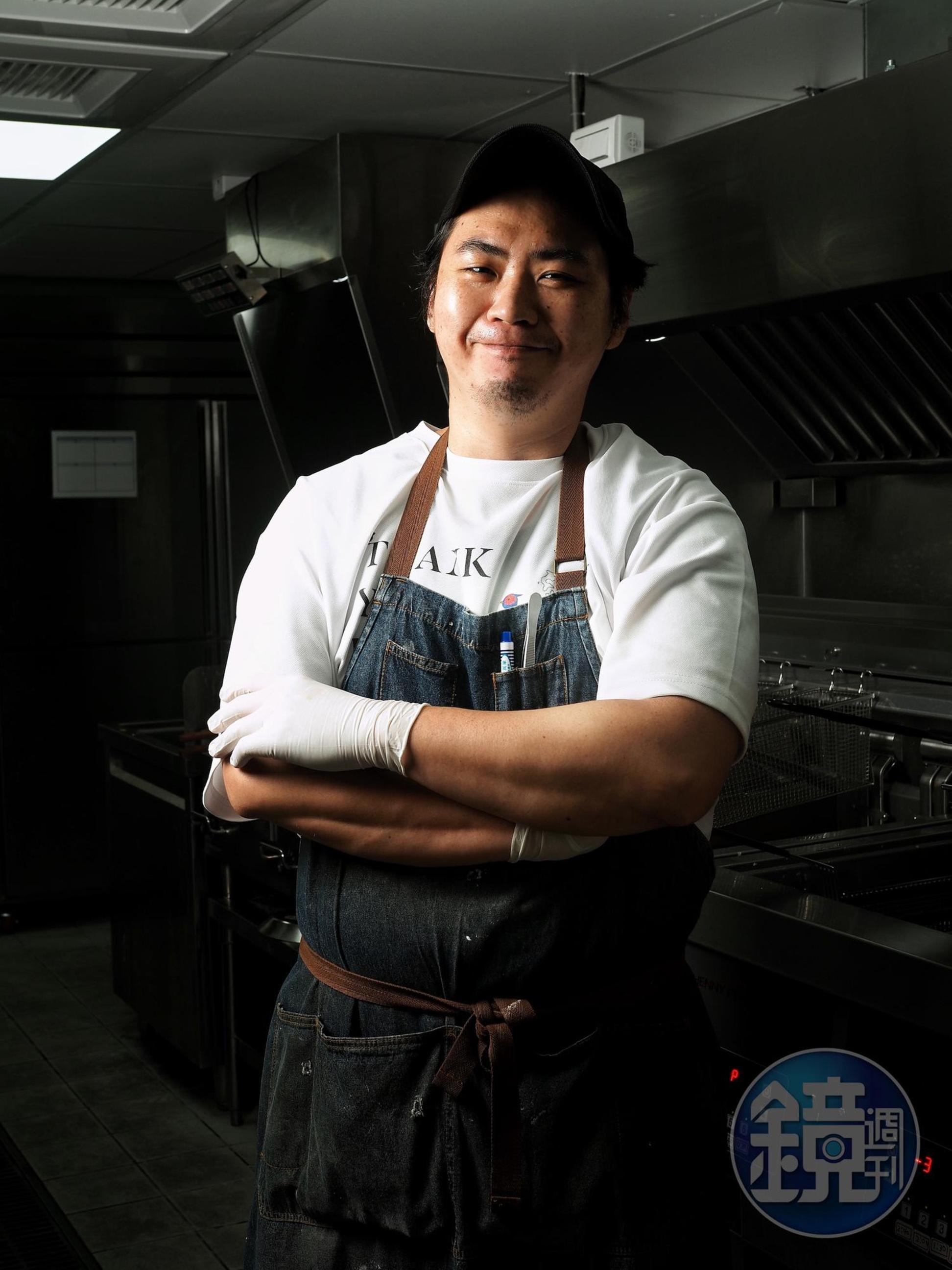 研發主廚潘致豪(Peter)是西餐人,下足功夫為速食增添精緻元素。