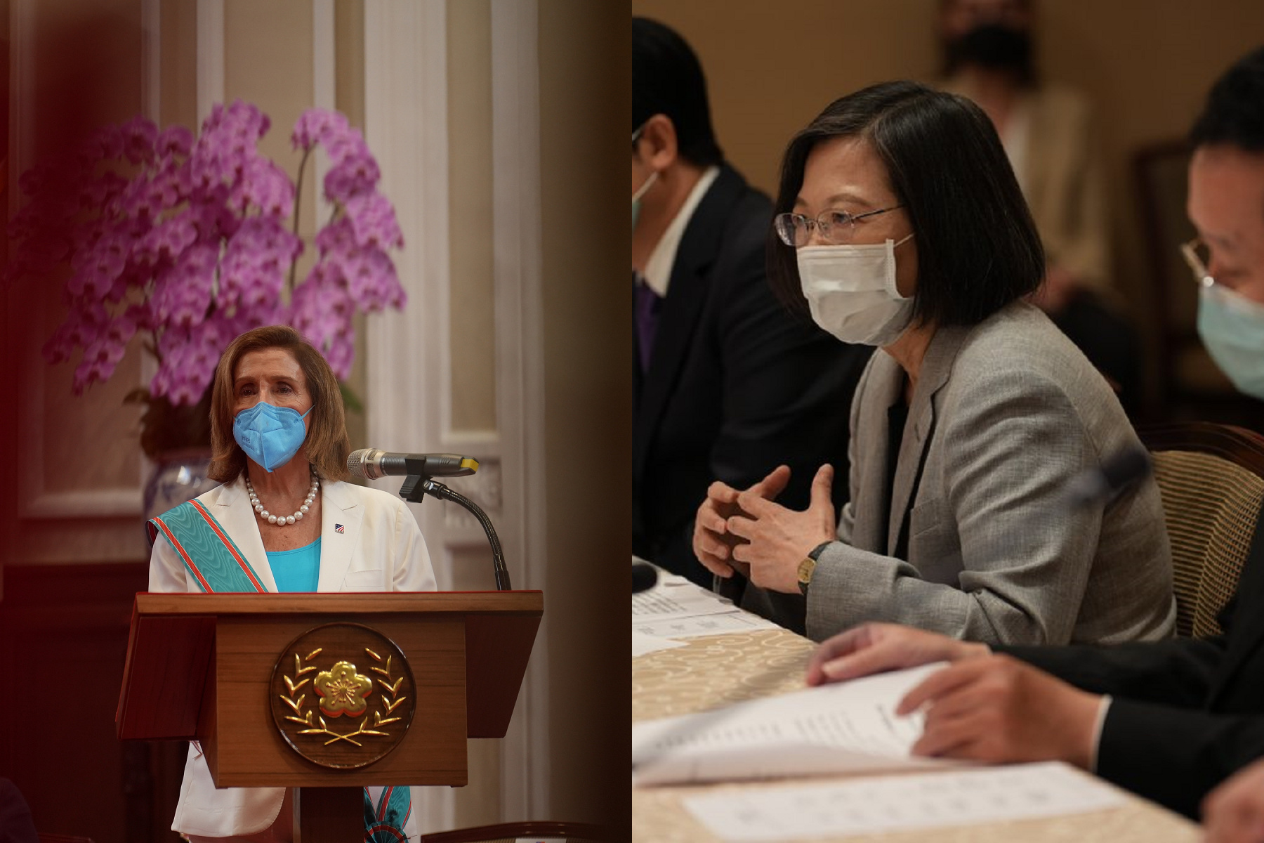 裴洛西面對中共軍演，新發言「美國不允許中國孤立台灣」。（翻自裴洛西推特）