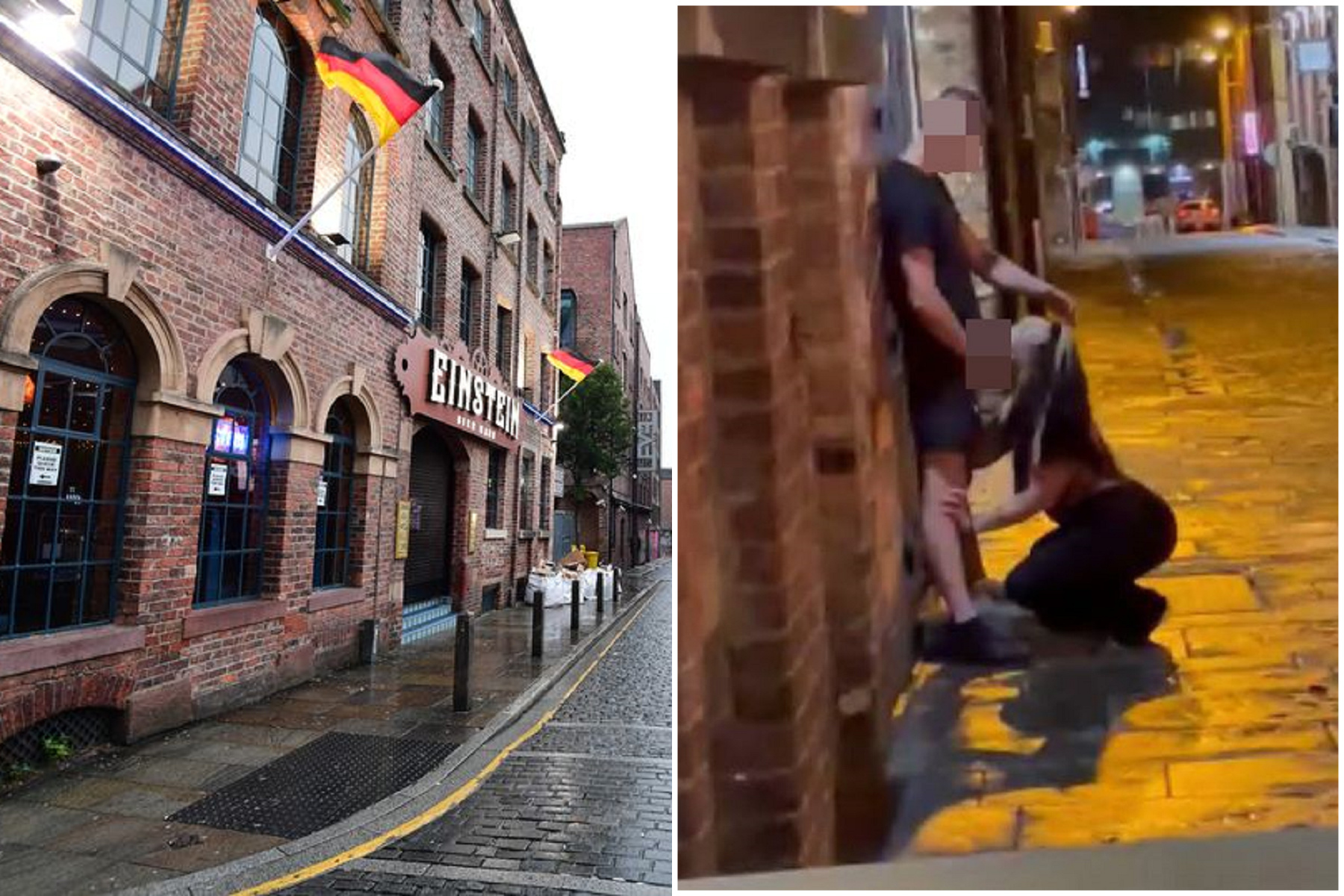 18禁片曝光！男女在鬧區當場活春宮，上百鄉民圍觀高潮嗨叫。（翻自《每日星報》）