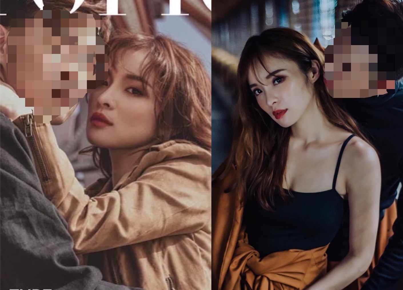 王姓米糕小開偷吃人妻判賠10萬元，友人爆「輔大宋慧喬」曾與王短暫交往，2人一起為婚紗公司拍宣傳照。（讀者提供）