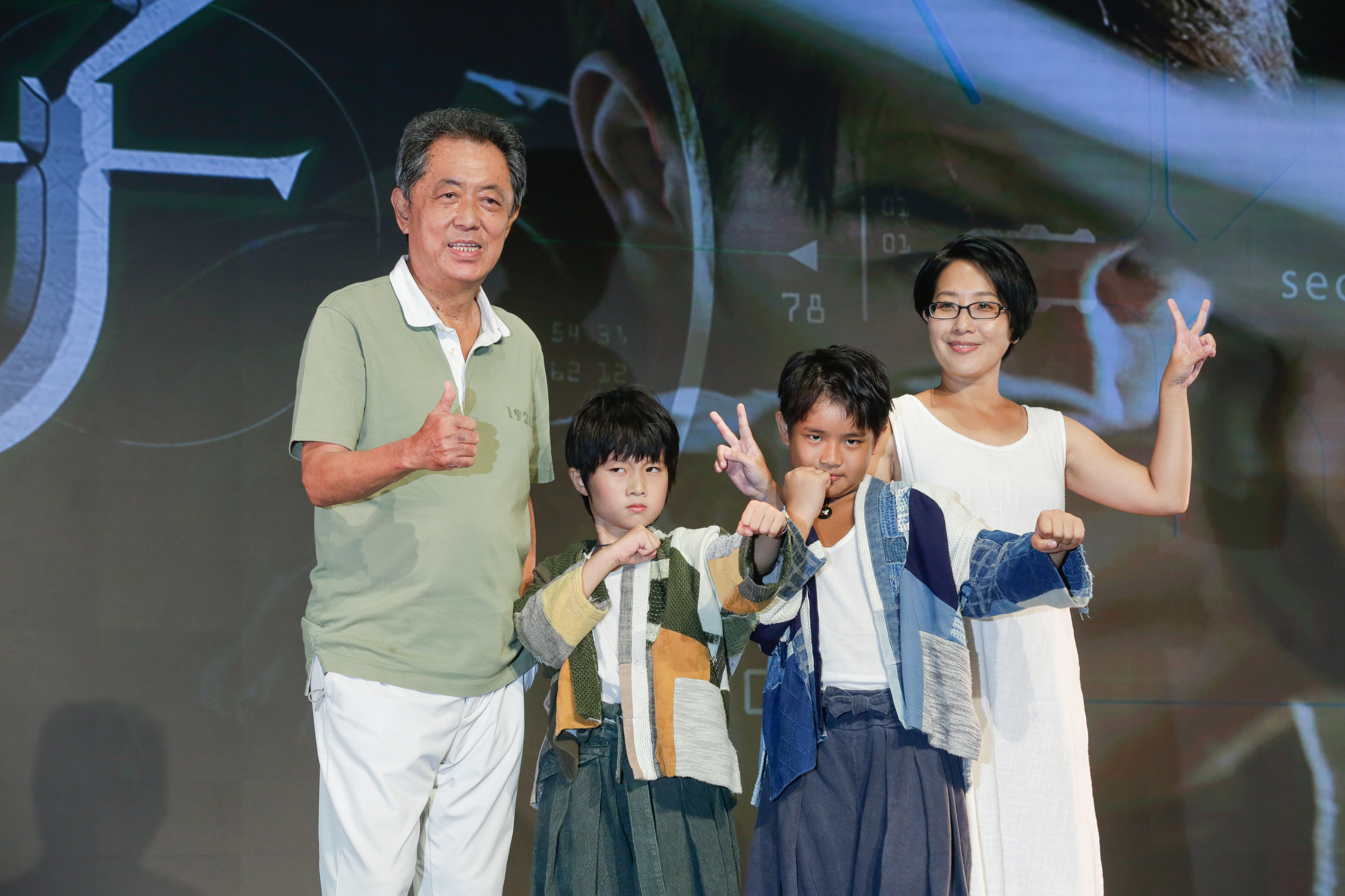 監製朱延平（左起）、釋小願、吳宗修、導演王毓琦，宣佈明年《小子》跟大家見面。