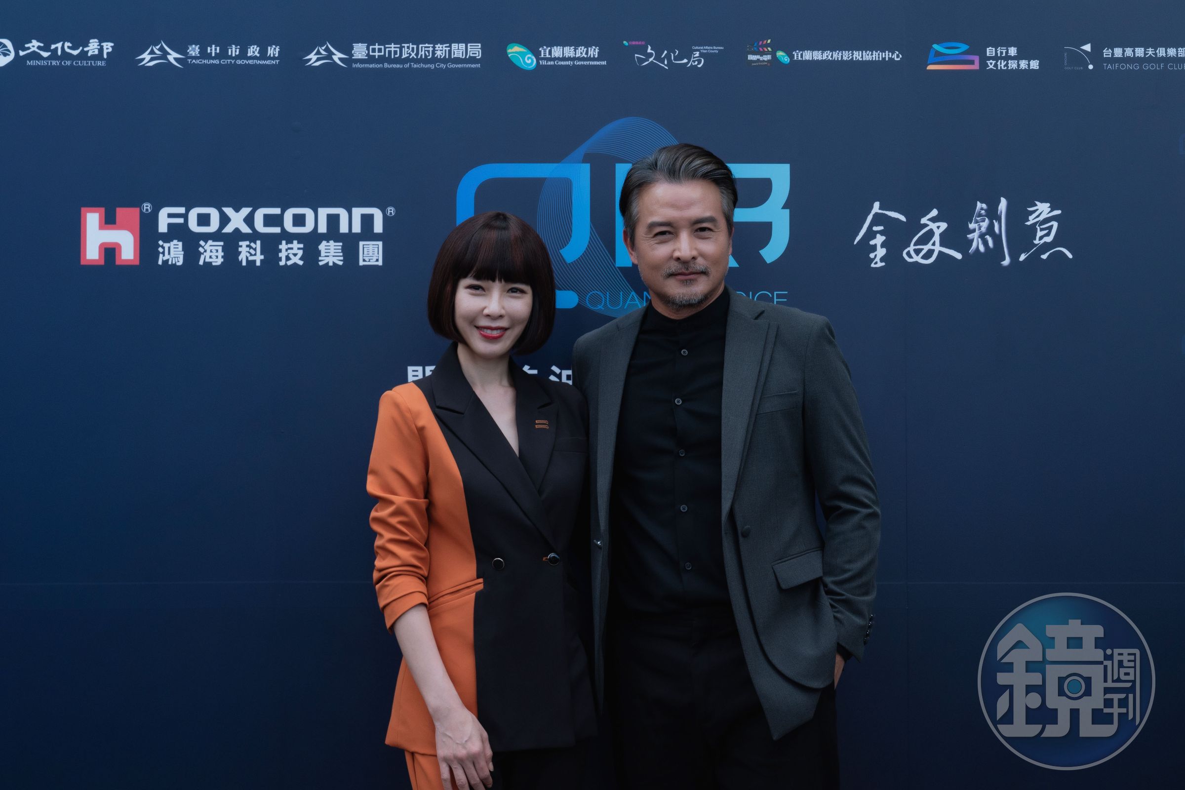 李銘順（右）、天心（左）睽違多年再度合作愉快。（金禾創意提供）