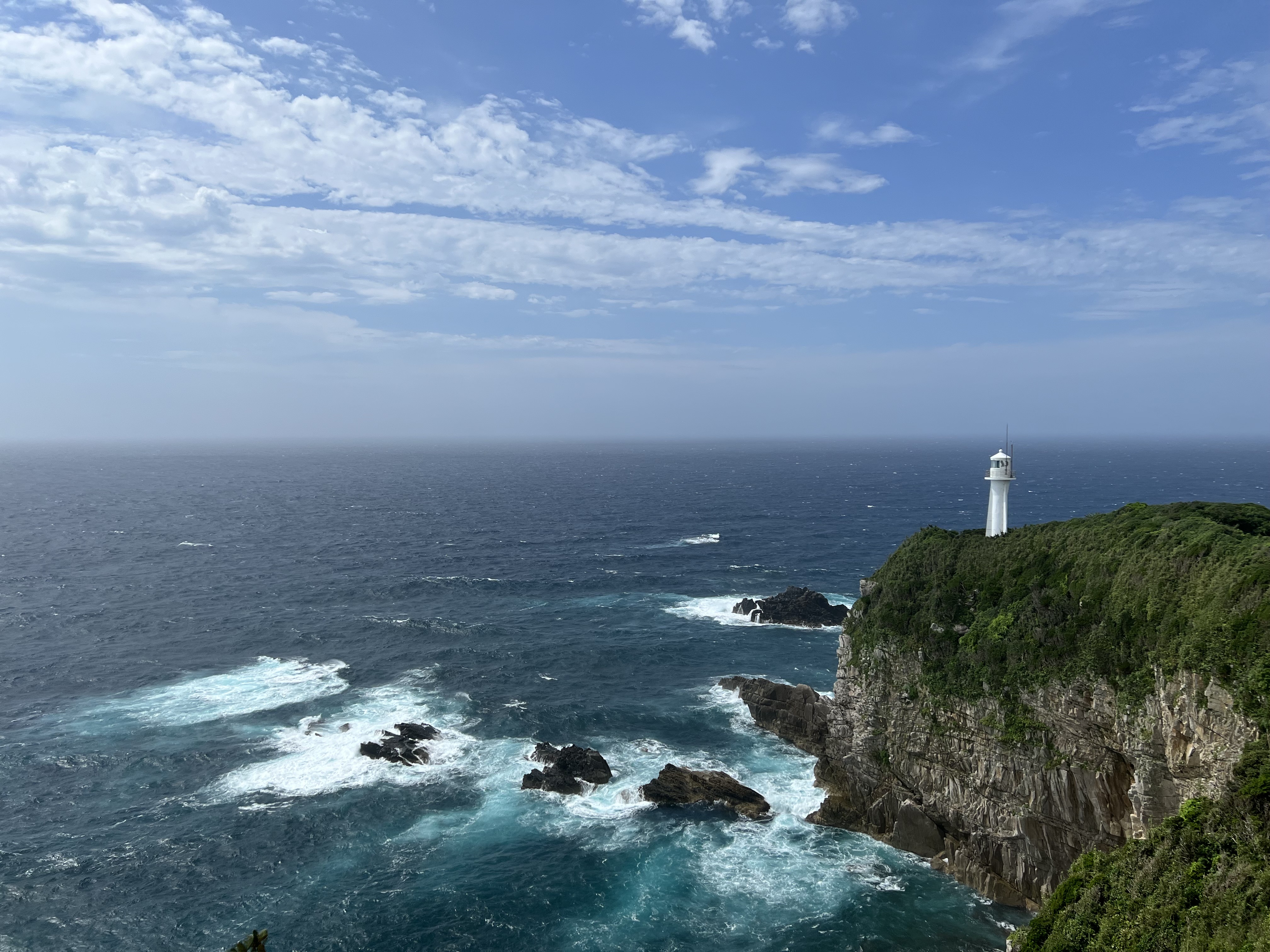 足摺岬為知名的海邊景點。