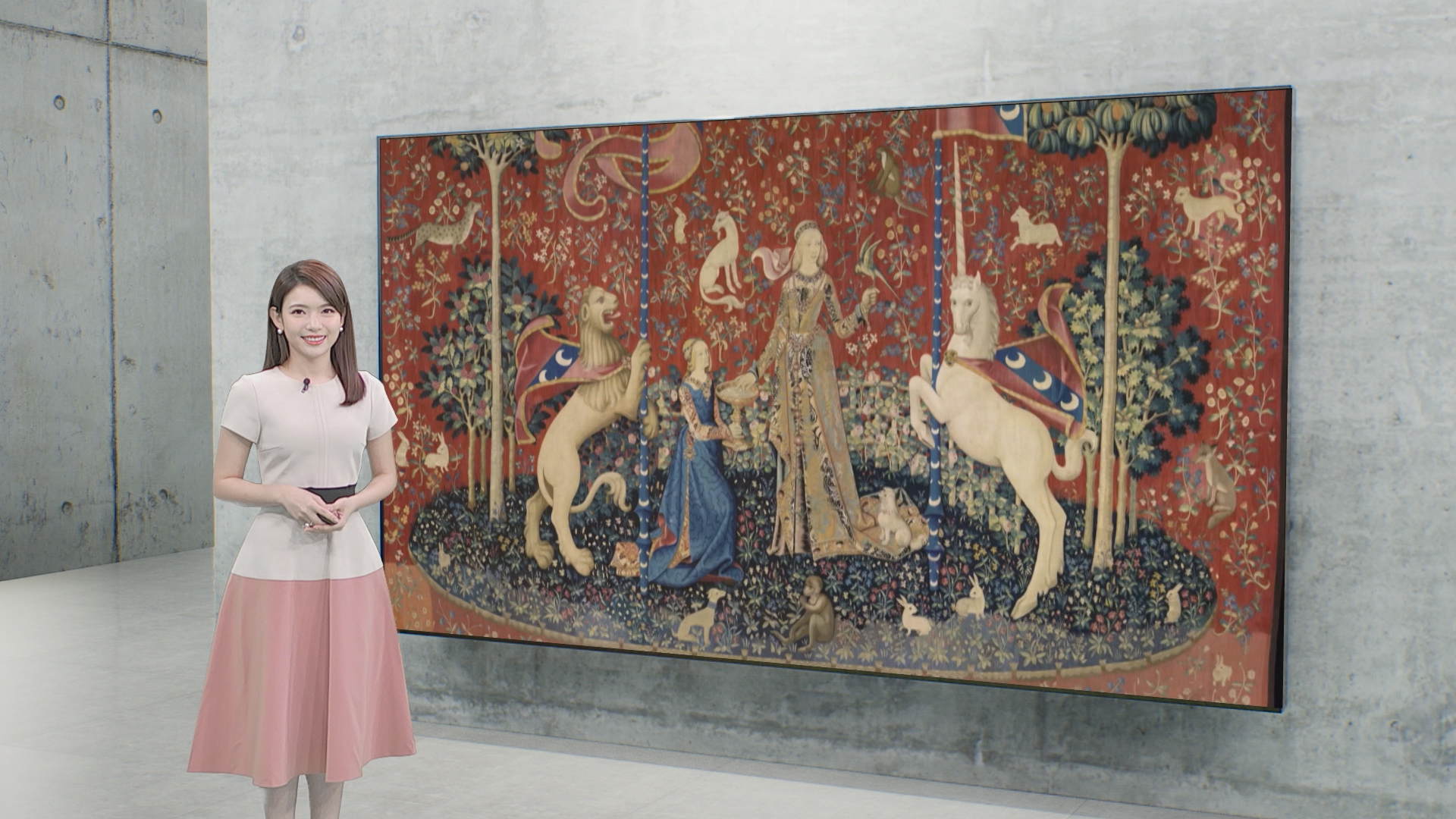 劉宸希擔任藝文節目導讀直呼「太開心了！」。（鏡電視提供）