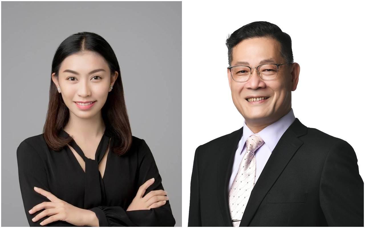彰化縣議員張東正(右)宣布角逐彰化市長選舉,引發國民黨提名人黃玉芬(左)不滿,認為張並非要選上市長,只是「要讓我落選而已」。(翻攝自黃玉芬/張東正臉書)