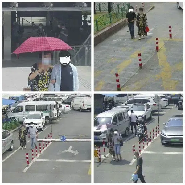 趙嬤前後相約20多名中高年男子，約會中途到市場高級水果店。（翻攝自百度）