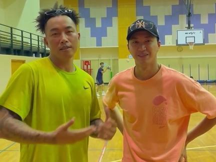 江宏傑的父親節快樂訊息登上日本媒體版本,他還有與郭泓志合拍影片。(翻攝郭泓志IG)