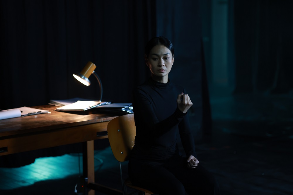 以《馗降：粽邪2》入圍金馬獎最佳女配角的陳雪甄在《屍舞》中有吃重演出。 （高雄電影館提供）