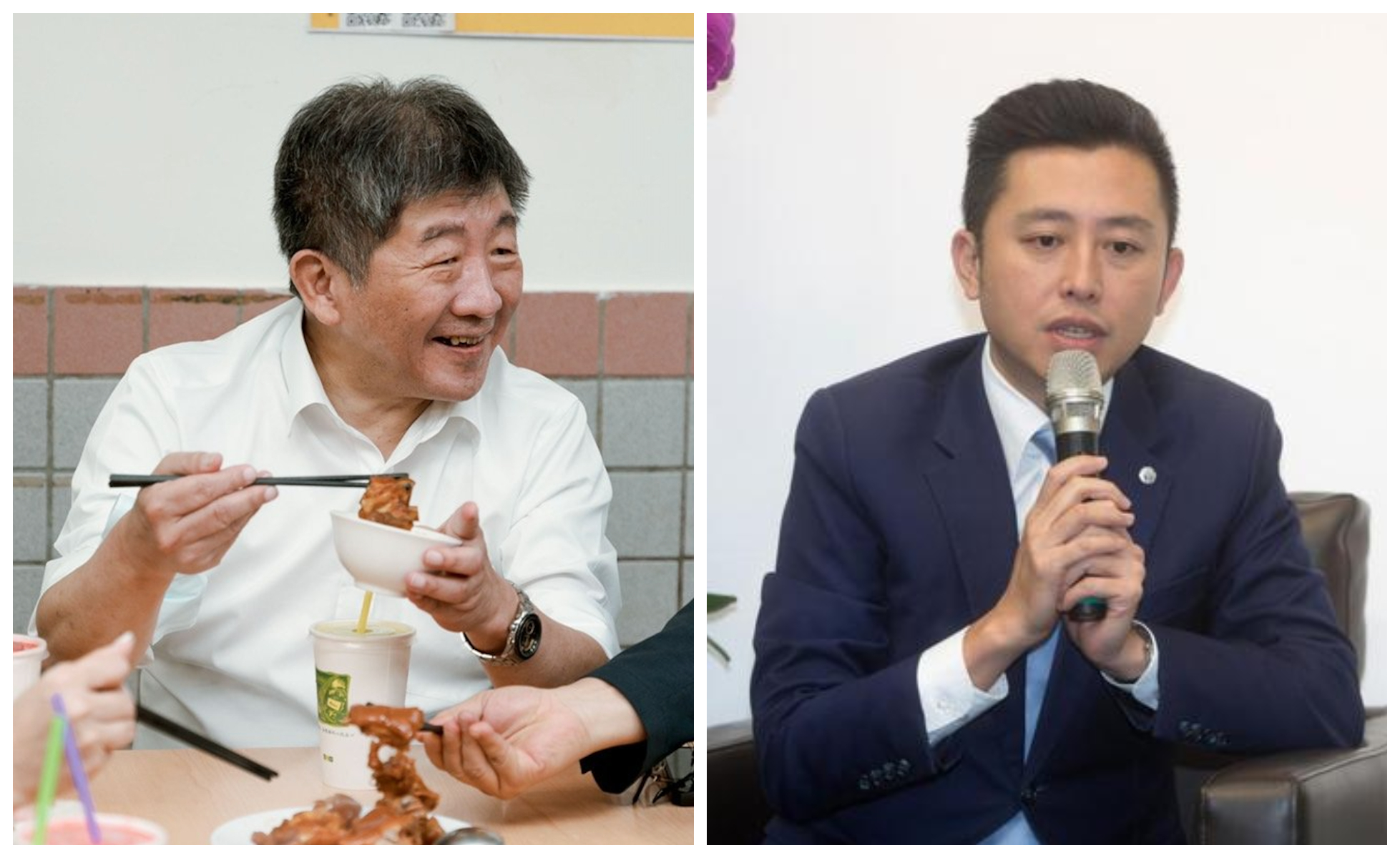 陳時中（左圖）對林智堅（右圖）抄襲論文一事發表看法。（翻攝陳時中臉書、本刊資料照）