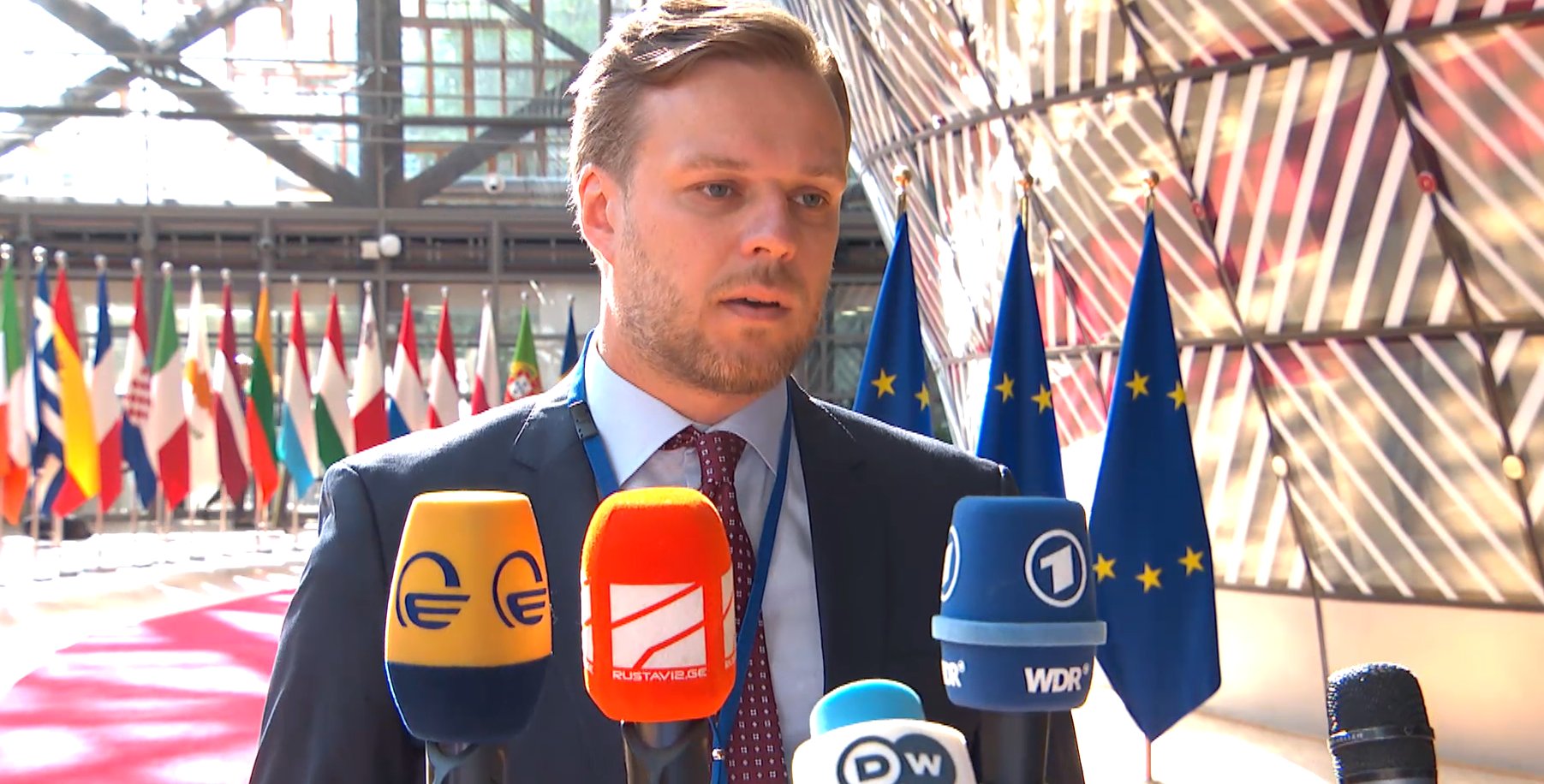 立陶宛外交部長藍斯柏吉斯8日撰文，針對中共軍演影響世界秩序做出評論。（翻攝自@LithuaniaMFA推特）