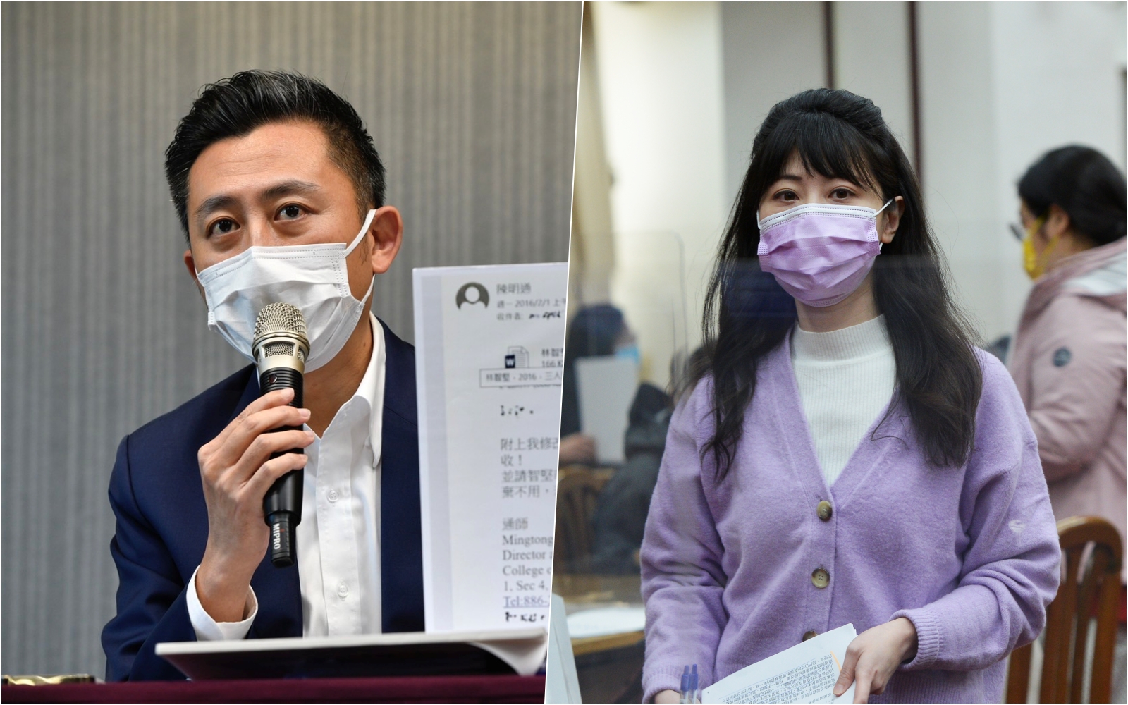 林智堅被認定論文抄襲,下午開記者會反擊;同黨立委高嘉瑜表示相信黨中央有智慧處理。