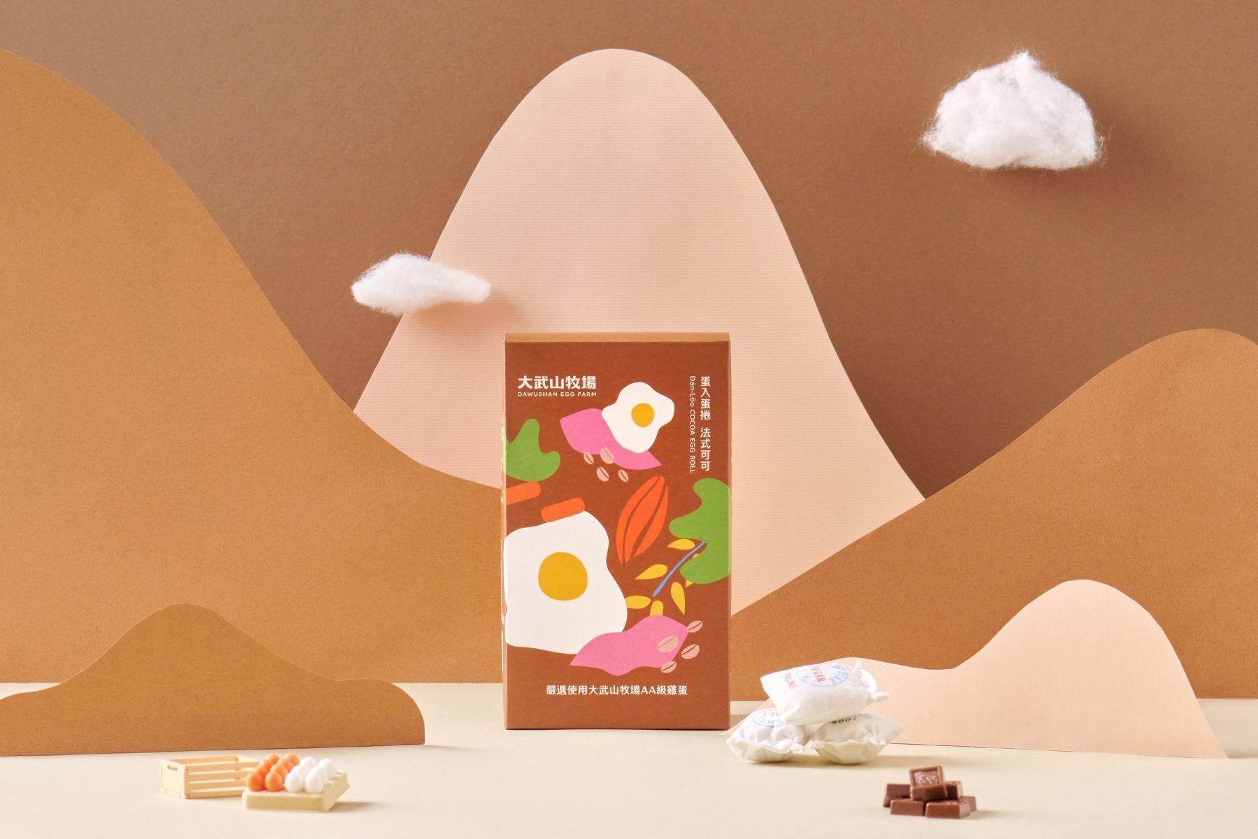 大武山牧場蛋入蛋捲法式可可。(220元/盒,大武山牧場提供)