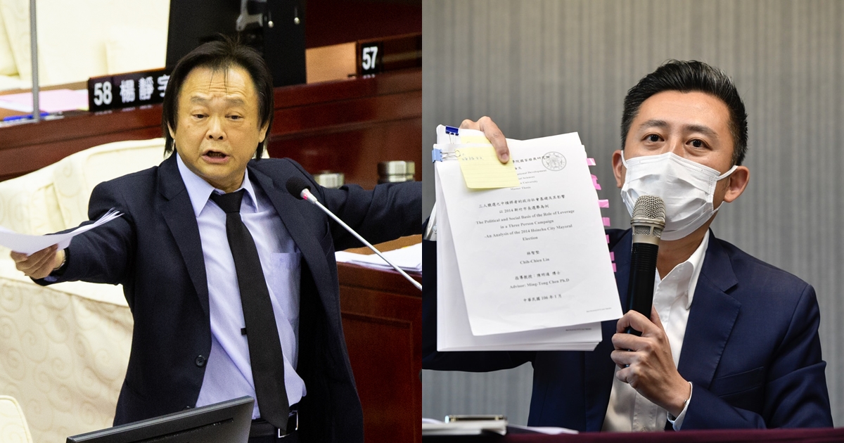 王世堅（左）曾在節目上表示，相信林智堅（右）應該知道該怎麼處理，「不要挑戰社會的智慧」。（本刊資料照）