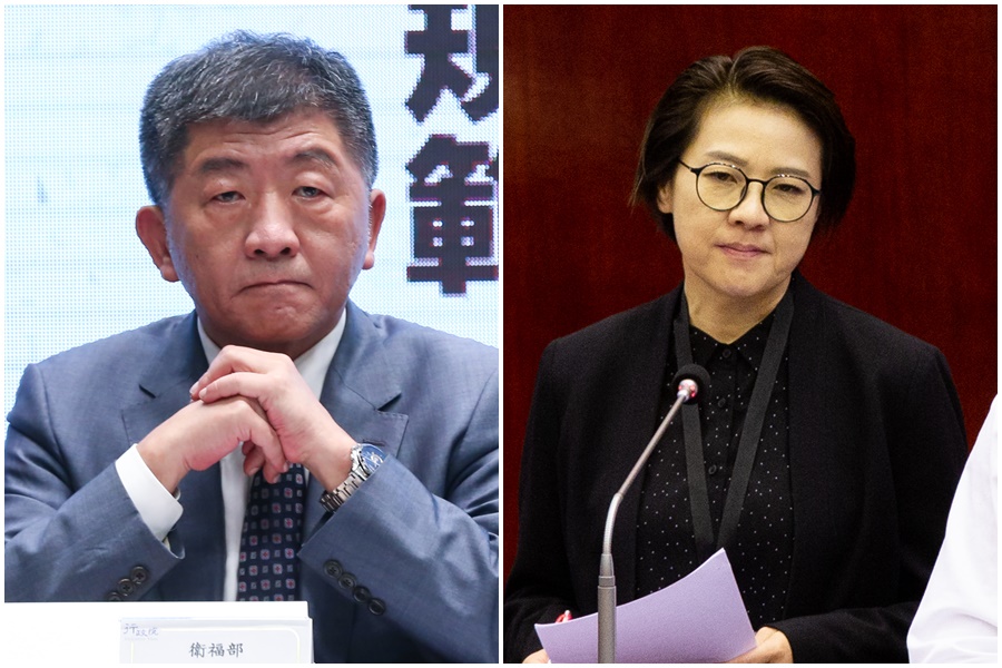 陳時中（左）與黃珊珊（右）近日針對內湖交通問題進行隔空交火。（本刊資料照）