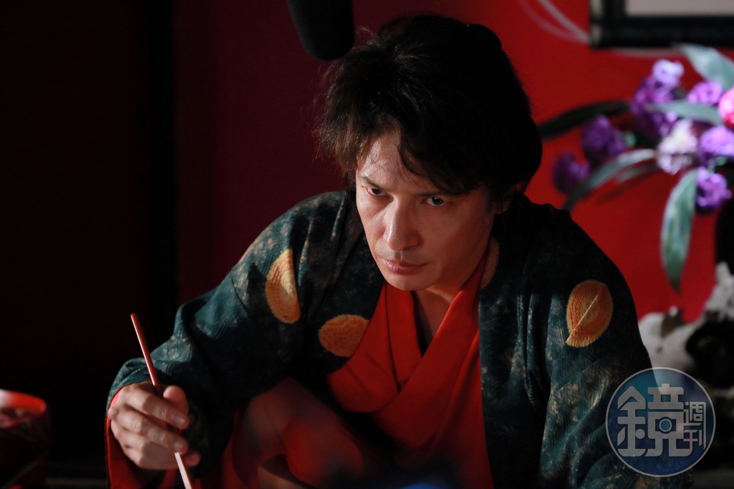 玉木宏積極挑戰不同角色，在新片《北齋：浮世繪傳奇》飾演浮世繪大師喜多川歌麿。（傳影互動提供）