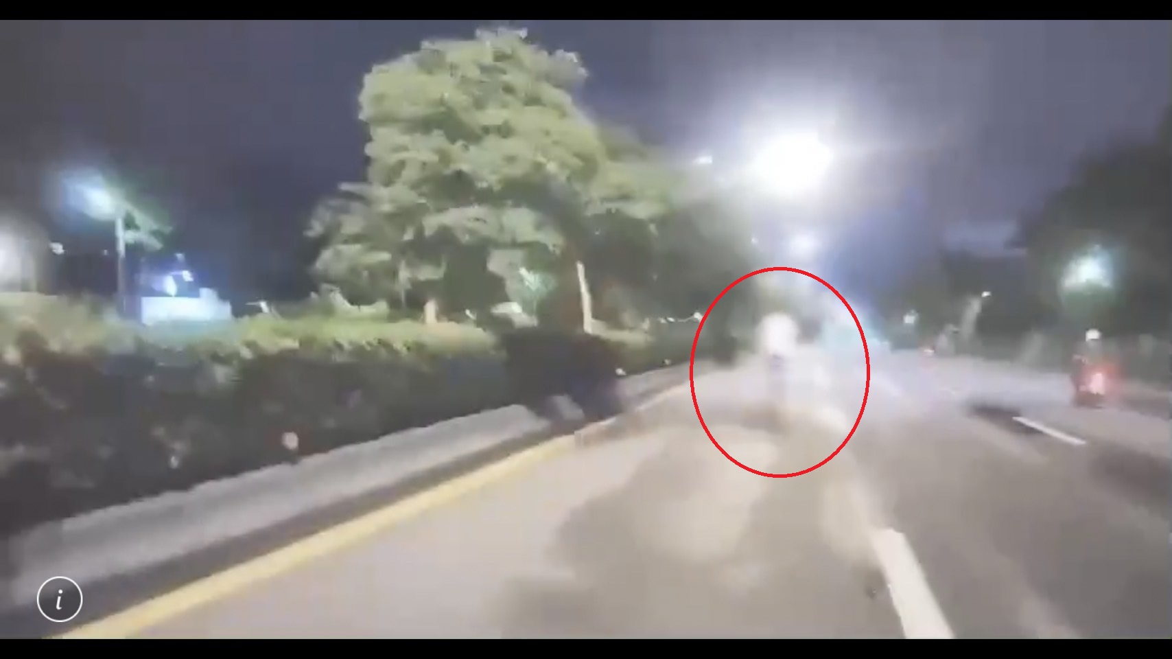 吳男肇事後下車查看，卻又立即上車加速駛離。（翻攝畫面）