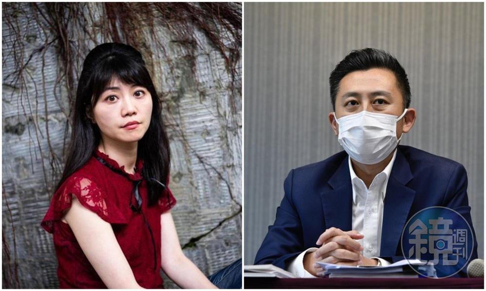 高嘉瑜（左圖）不隨民進黨力挺林志堅（右圖）。（本刊資料照）