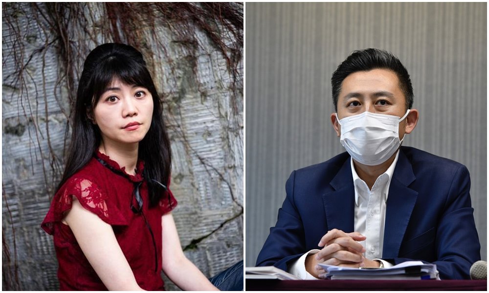 高嘉瑜（左圖）不隨民進黨力挺林志堅（右圖）。（本刊資料照）